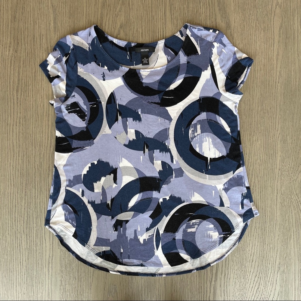 Alfani Short Sleeve Top